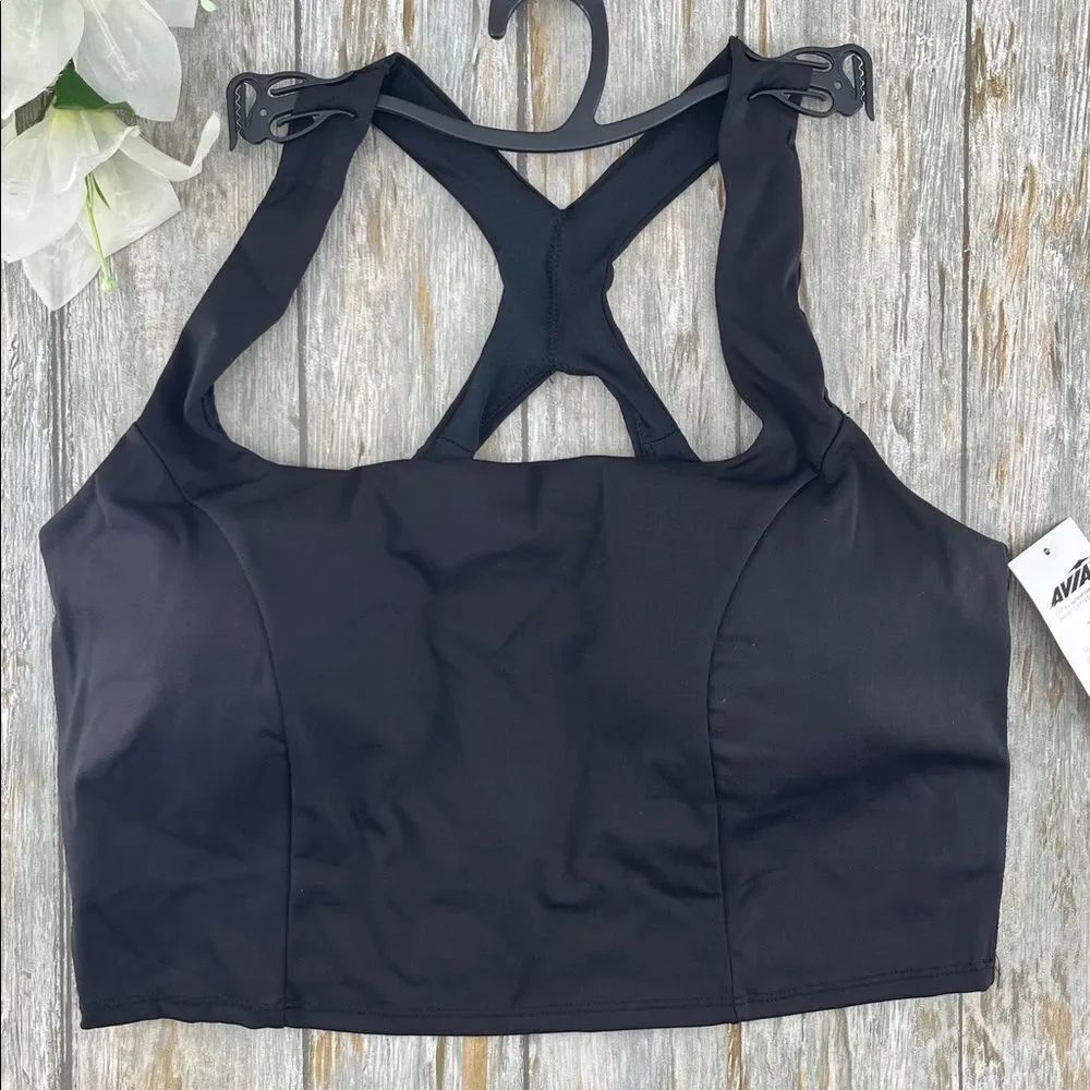 Women’s Square Neck Sports Bra Medium Support Size XL